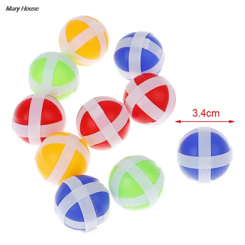 

10pcs Outdoor Montessori Shooting Target Sports Game Toys For Children Toy Child Garden Indoor Sticky Ball Boys Gifts