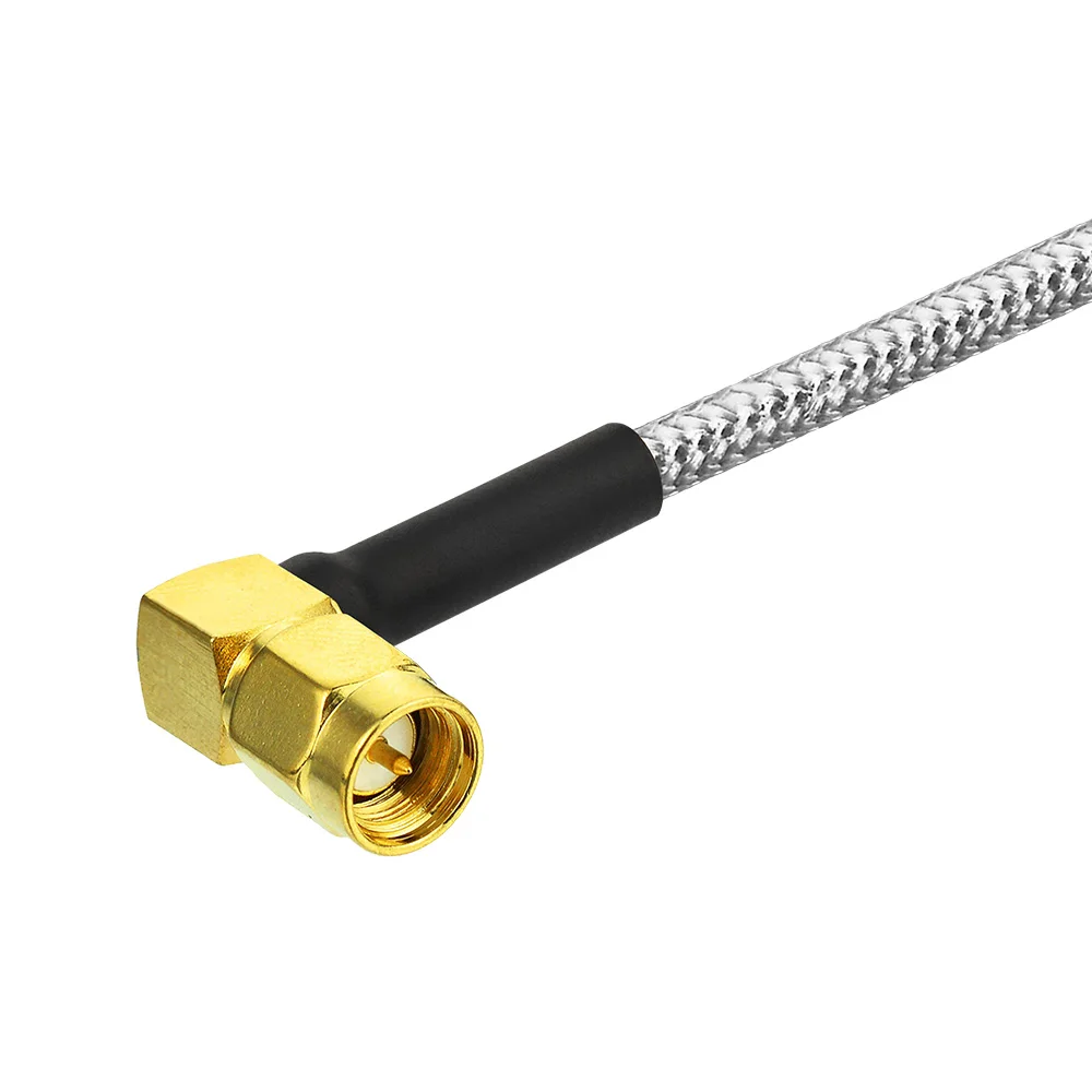 SMA Male Right Angle to SMA Plug RG402 Coaxial Cable