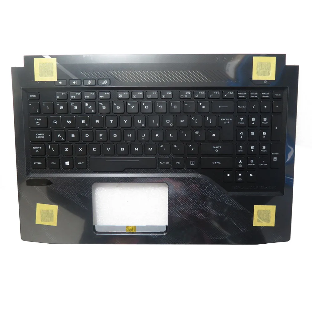 

Laptop PalmRest&US/UK keyboard For ASUS GL503VM GL503VM-1D 90NB0GI4-R31US0 90NB0GI4-R31UK0 Black top case with Black Backlit