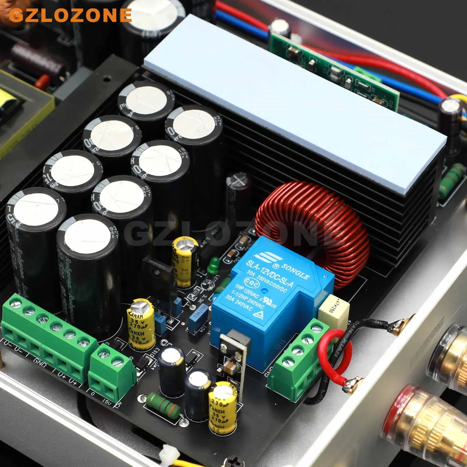 S1000W 모노 클래스 D 전력 증폭기 1000W IRS2092+IRFB4227 오디오 증폭기