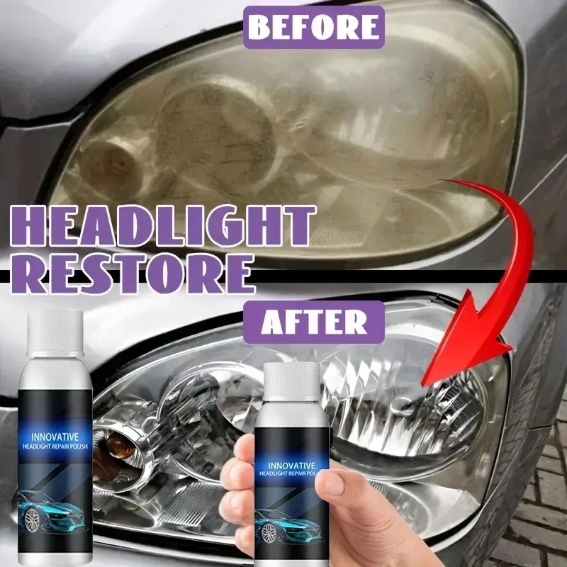 Clear Headlight Repair Kit for Car Oxidation and Yellowing