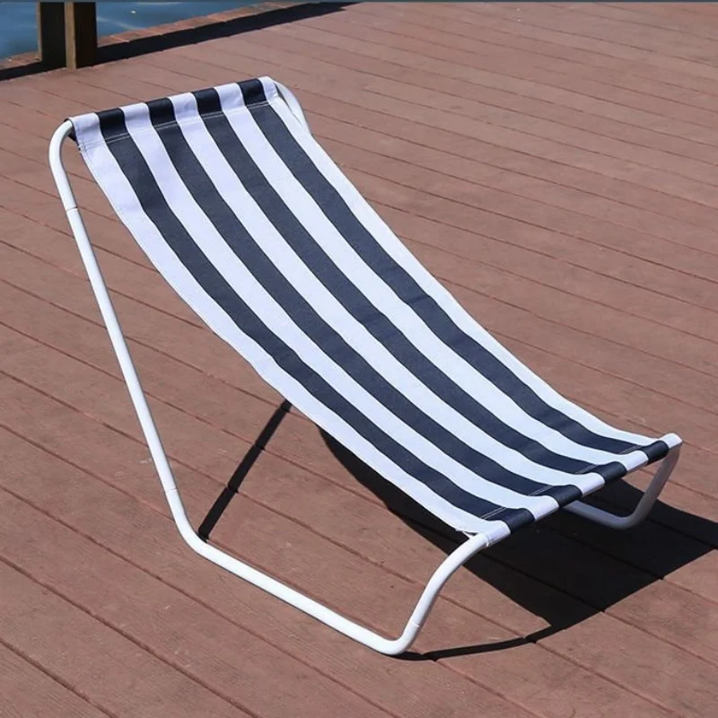 Outdoor Camping Folding Chair Portable Beach Lounge ChairLeisure Nap Chair Lightweight Camping Equipment