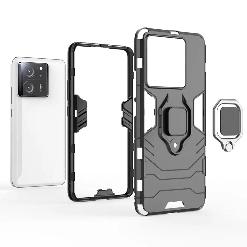 Xiaomi 13T 13 Lite Redmi K60 Ultra K60E Telefon Kılıfı Darbeye Dayanıklı Arka Kapak POCO F5 X5 M6 Pro 5G Fundas için Zırh Kılıfı_voghion.com