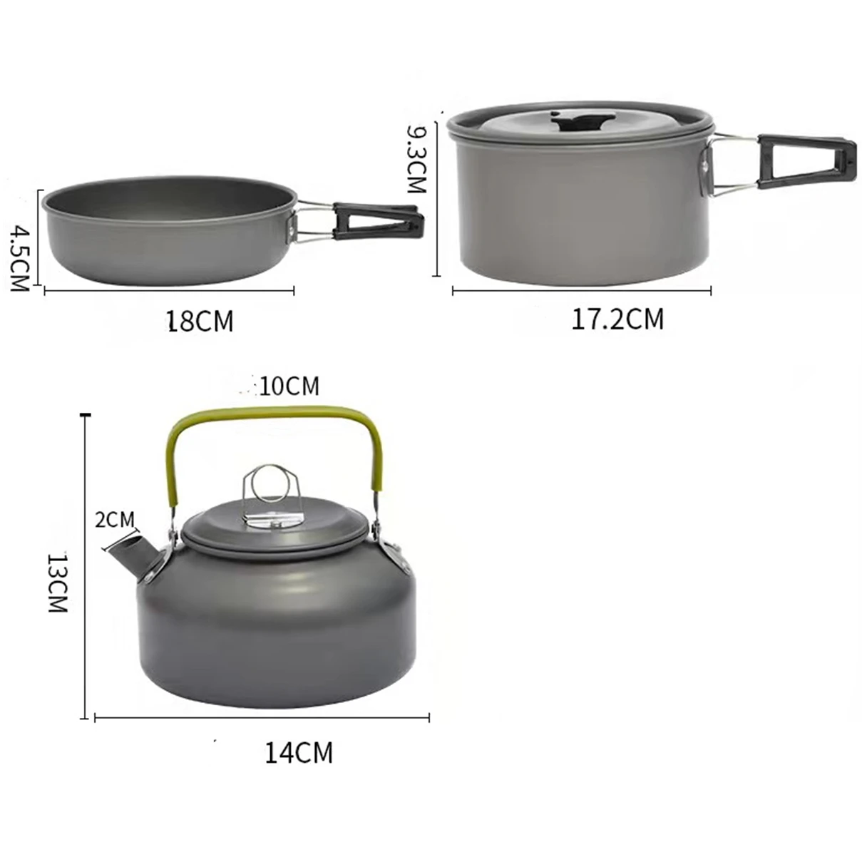 Bluesdeer Ultralight Camping Cooking Utensils Outdoor Tableware Pot Set Hiking Picnic Travel Tourist Dishes Supplies Equipment