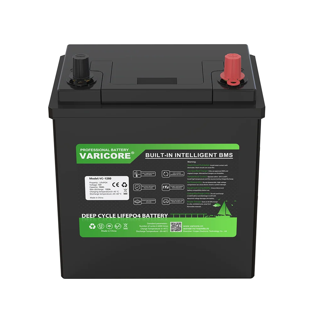 Batterie LiFePO4 12V 50Ah Hypery - Pour Camping-car, VR, Solaire, Garantie 5 Ans