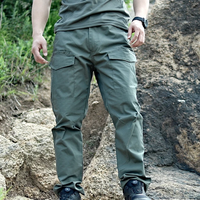 Man Tactical Pants Breathable Multi-Pocket Men's Cargo Pants Casual Outdoor  Hiking Fishing Joggers Work Trousers Male Long Pant - AliExpress