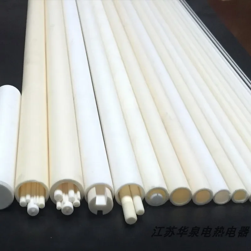 Tubo Isolante In Ceramica 99% Allumina Lunghezza 100mm - Protezione Termocoppia
