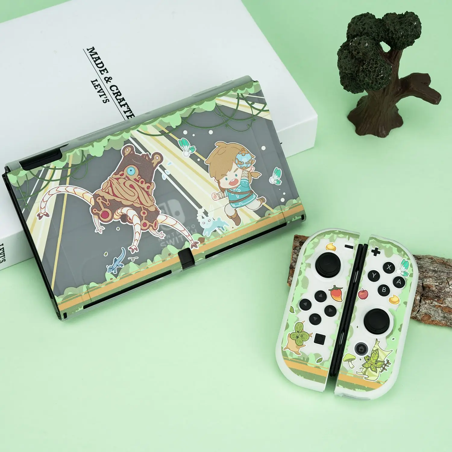 Estojo Protetor para Nintendo Switch Protetor de Concha de Cristal Capa Macia Fosco Transparente Tpu Oled ns Controlador Joy-con - Image 5