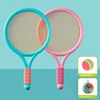 Elastic Tennis Racket For Kids 3-5 Years Old Parent Child Interactive Indoor Outdoor Sports Toy Badminton Entertainment Racket 6