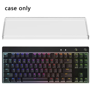 Geekria 텐키리스 TKL 키보드 먼지 커버, 투명 아크릴 키패드 커버, 80% 컴팩트 87 키 컴퓨터 기계식 게임용