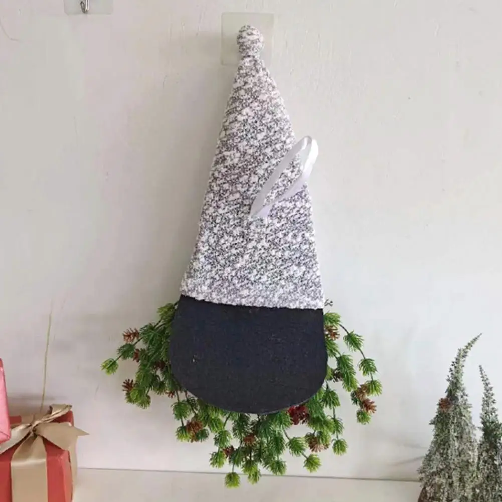 

Festive Home Decor Festive Faceless Gnome Wreath Vibrant Faux Greenery Berries Indoor/outdoor Christmas Decoration for Windows