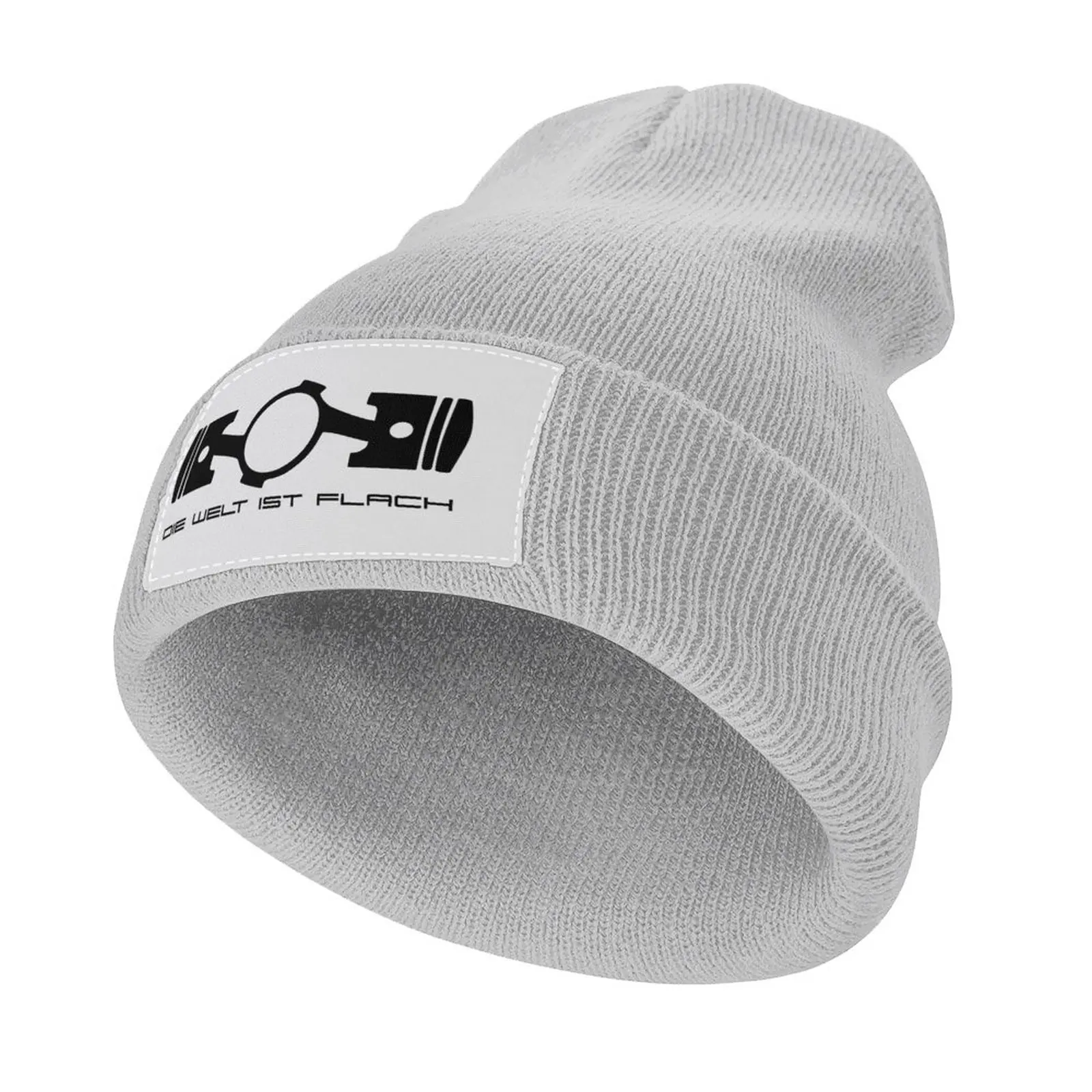 

Die Welt Ist Flach - The World Is Flat Knitted Hat Ball Cap black boonie hats Men's Caps Women's