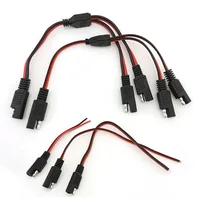 Panneau solaire 1 SAE à 2 SAE, tête de répartiteur, connecteur d'extension d'alimentation, câble adaptateur de batterie, connexion rapide, déconnexion 10A 20A 1