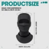 2/3 Pcs Balaclava Face Mask - UV Protection Mask Long neck gaiter For Men Women - Breathable Motorcycle Cycling Sports Balaclava 5