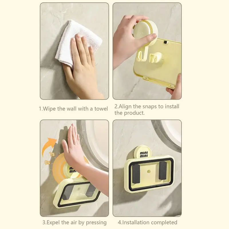 Shower Phone Holder Waterproof Shower Phone Holder Waterproof 360 Rotation Shower Phone Case Anti-Fog High Sensitivity Cover