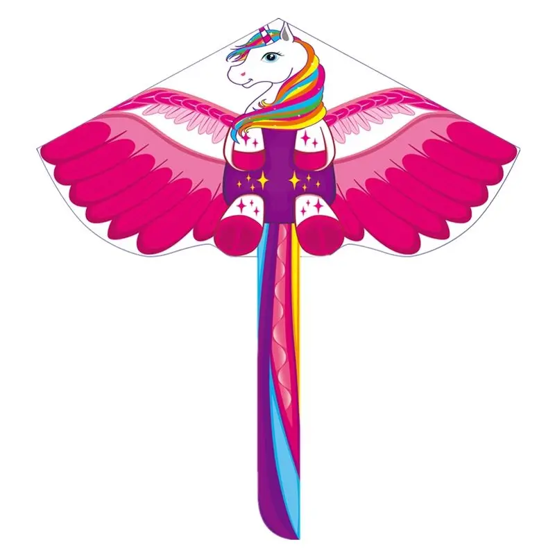 

free shipping 3d dragon kite for kids kite nylon toys fly kites children kite line weifang bird kite