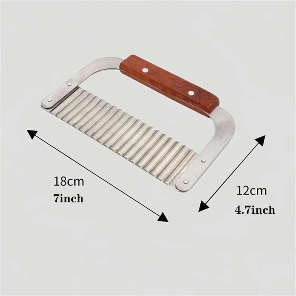 1/2PCS,Multifunctional Wolf Tooth Potato Knife Yams Slicing Flower Knife Kitchen Cutting Potatoes Wave Kitchen Tools