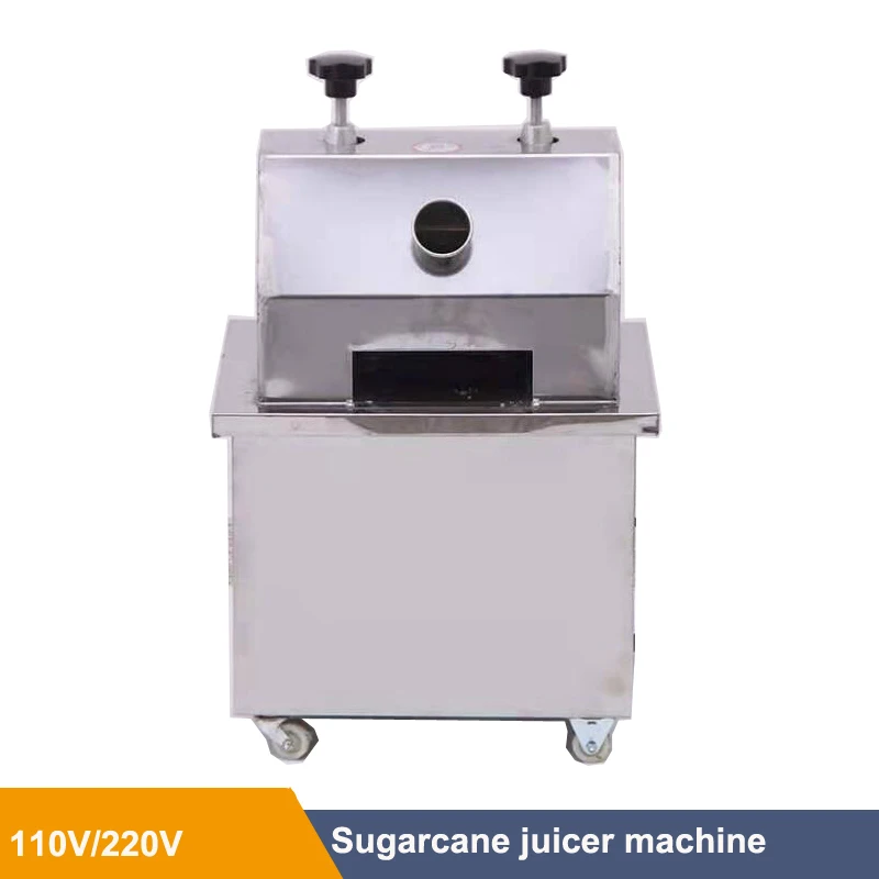Electric Sugarcane Machine Desktop Vertical Commercial Battery Juicer Stainless Steel Risk Equipment 4