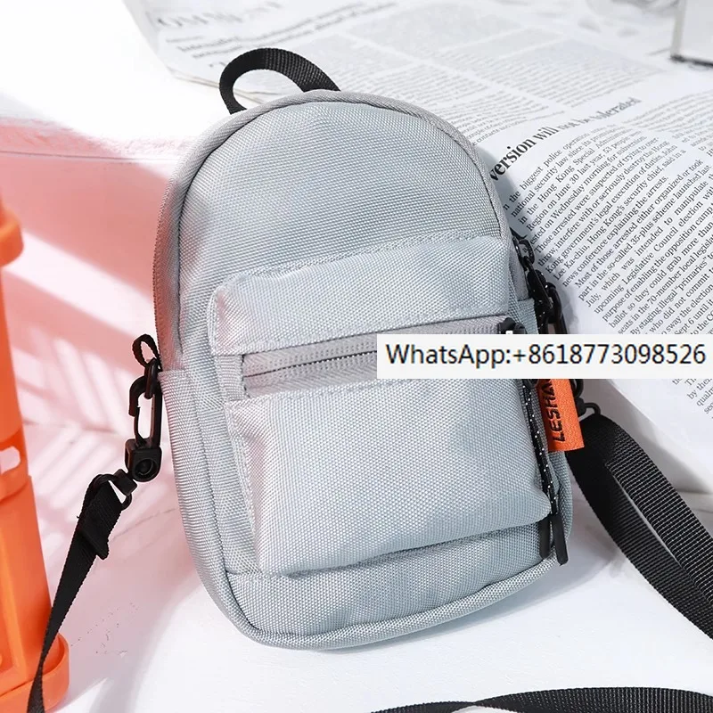 mini-zero-wallet-niche-trendy-brand-small-satchel-boy's-mobile-phone-bag-headphone-bag-design-trendy-bag