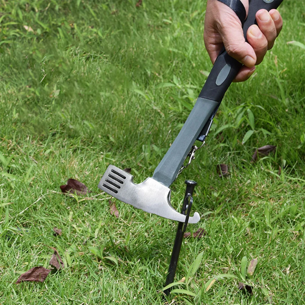 Tent Pegs Camping Tent Accessories 8/4Pcs 30cm Tent Pegs Beach Tent Stakes Heavy Duty Unbreakable Pegs 30cm Storage Bag Hammer Outdoor Camping