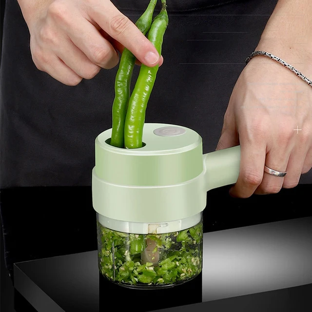 4In1 Electric Vegetable Cutter Set by BALASHOV - A versatile kitchen tool for effortless food preparation.