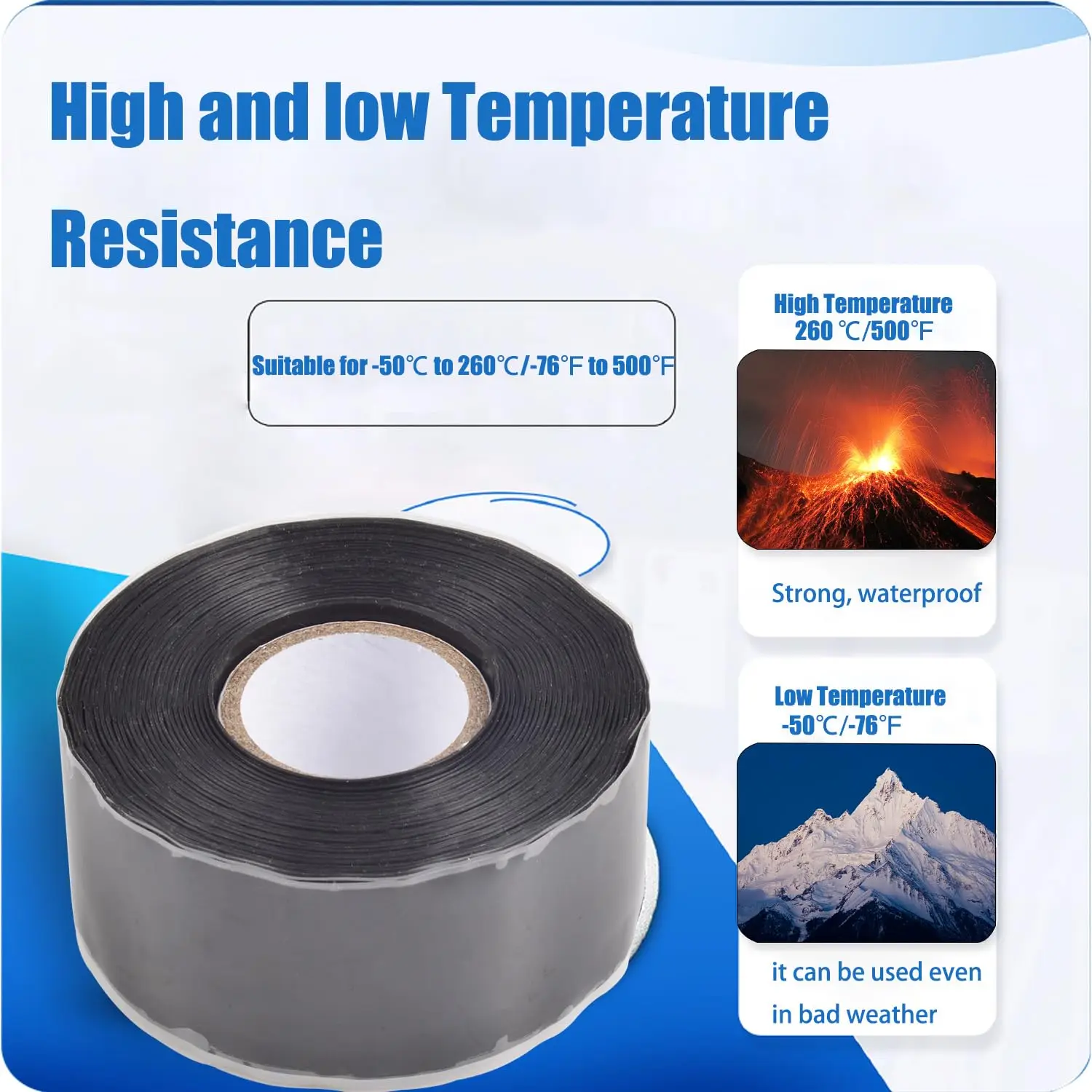 Waterproof Insulating Pipe Tape for Superior Leak-Stopping and Sealing