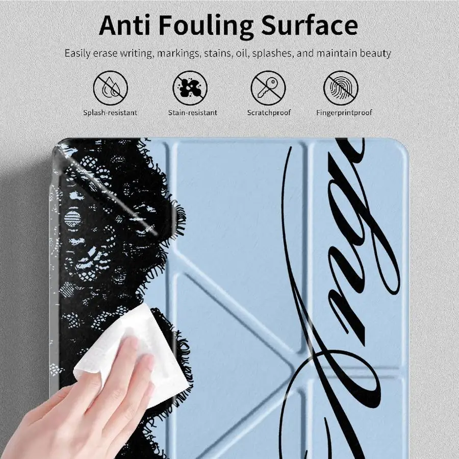 Mandala Y-Fold Tablet Case with Stand and Holder