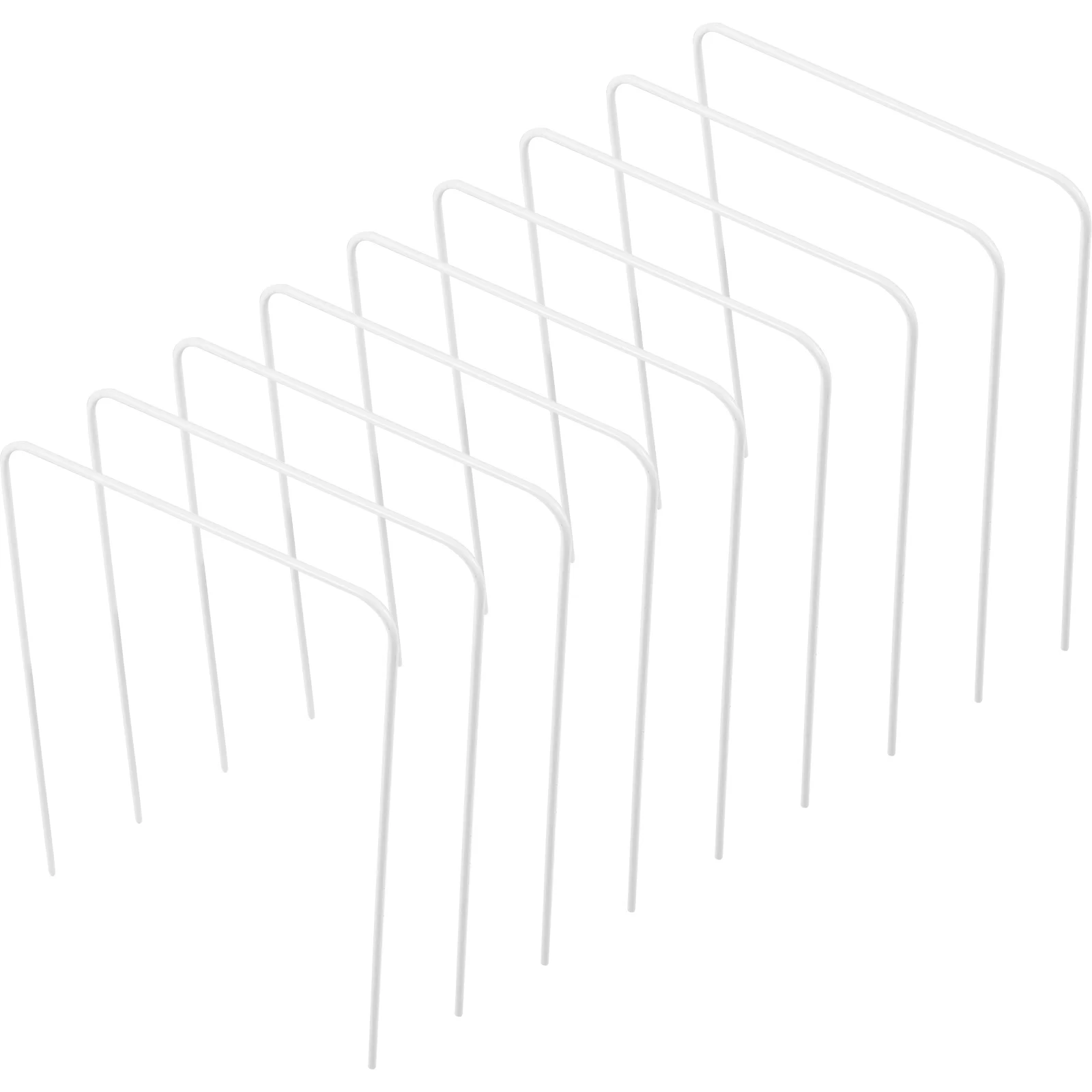 

9Pcs Croquet Wickets 8X5.5 Inch Square Arrow Wickets Rplacement Croquet Gates Metal Croquet Hoops