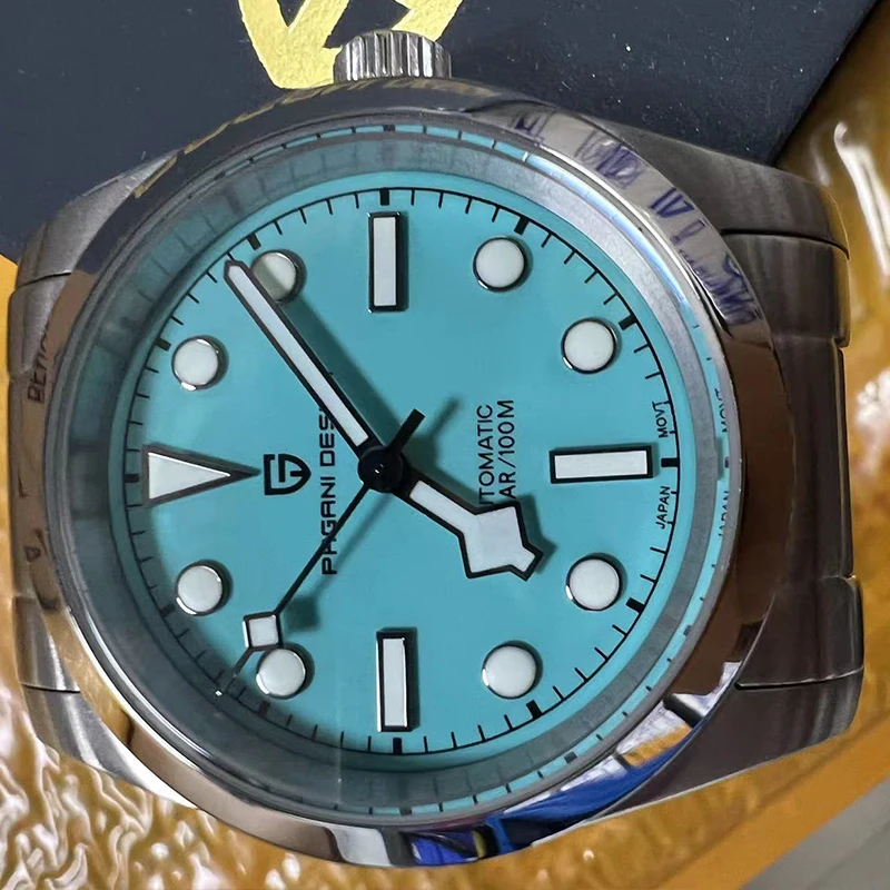 PAGANI DESIGN 36MM 남자 럭셔리 시계 눈송이 손 등반 시리즈 패션 스포츠 손목 시계 NH35A 자동 기계식 시계