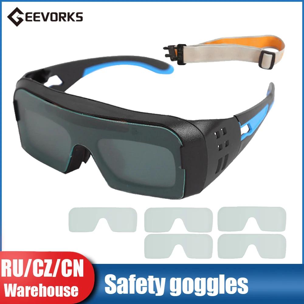 Solar Auto Darkening Welding Glasses Safety Protective Welders Glasses Argon Arc Welding Electric Tools welding glasses