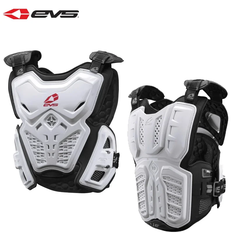 오토바이 EVS 가슴 보호대 바디 보호 F2 ROOST DEFLECTOR 아머 모토크로스 Mx 성인용 화이트