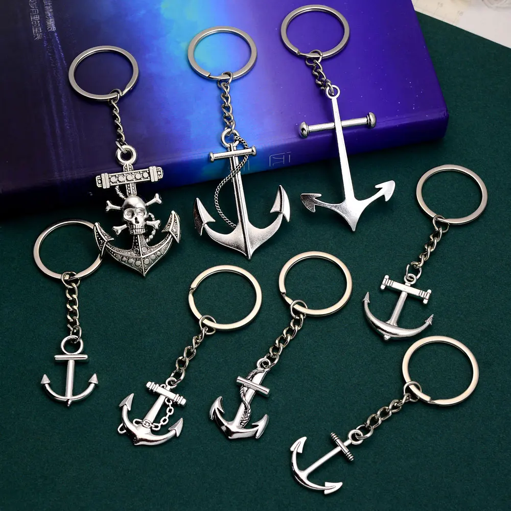 Anchor Gifts Anchor Keychain Bulk Ship Wheel Anchor Combination
