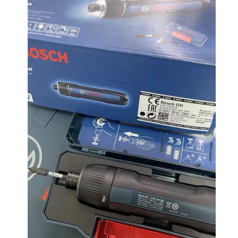 Bosch Professional(ボッシュ) 3.6Vコードレスドライバー (ドライバービット32本・延長ビットホルダー・キャリングケー : Bosch Professional(ボッシュ) 3.6Vコードレス