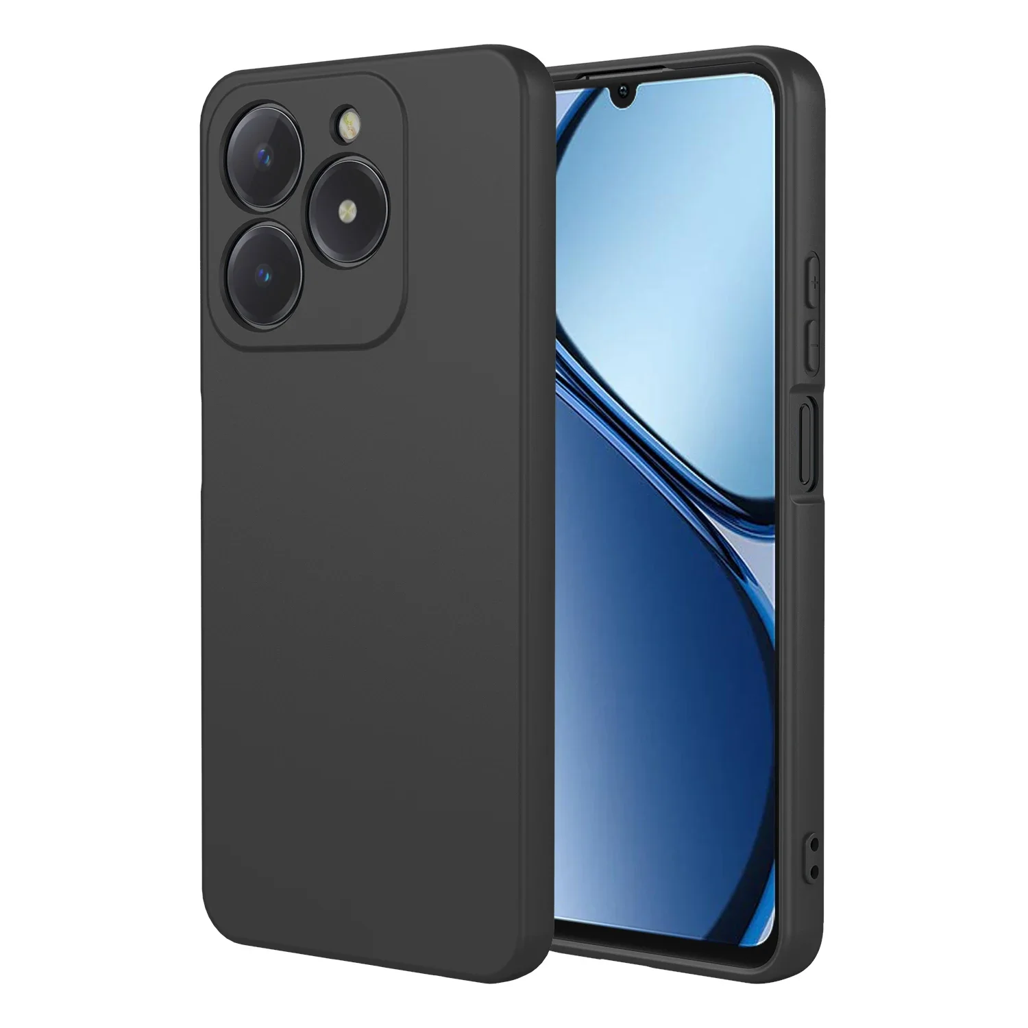 Simple Liquid Magic Bumper Flexible Armor Frame Antiskid Matte Phone Case