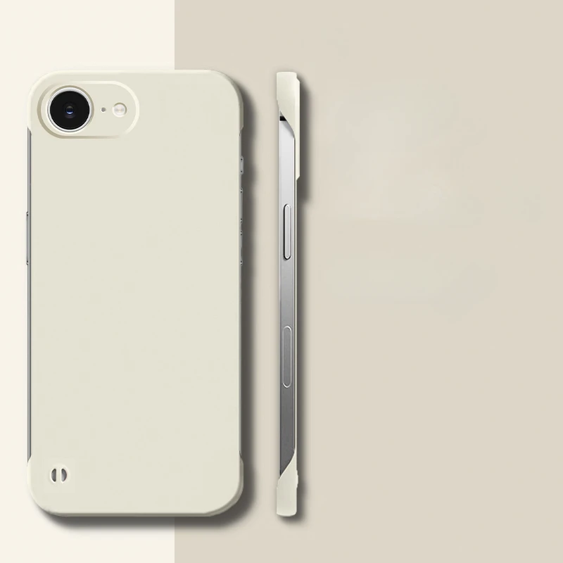 Ultra-Thin Frameless Matte Phone Case - Hard PC Protective Back Cover Shell