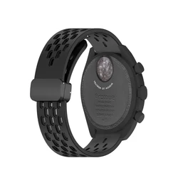 Enhanced Product Title:  
Premium Sport Silicone Magnetic Bracelet Watchband - 20mm - MoonSwatch (Black)