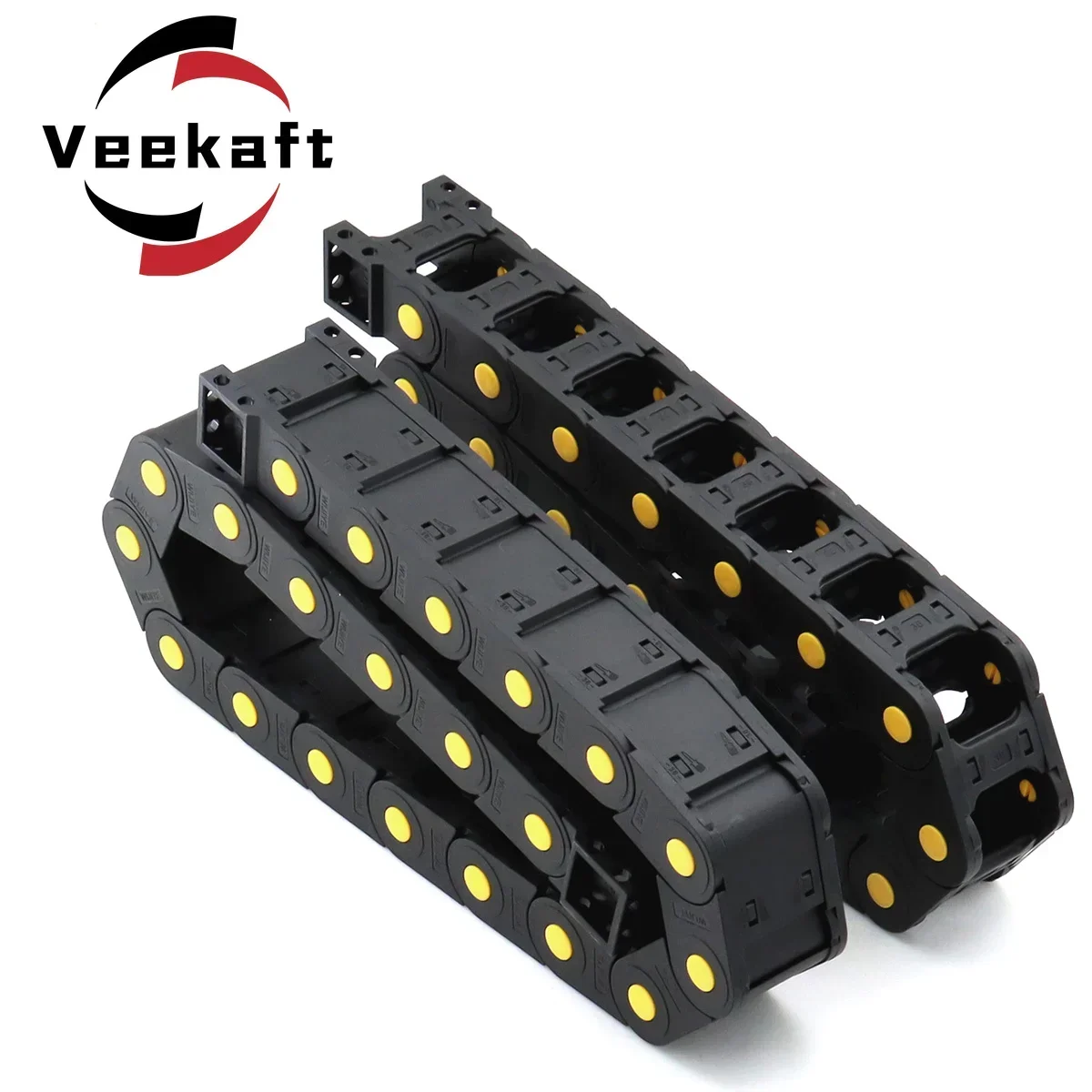 Plastic Transmission Cable Chains Bridge Opened Drag Chain With End Connectors CNC Machine Tools Wire Carrier 20 25,plastic cable chain,cable carrier