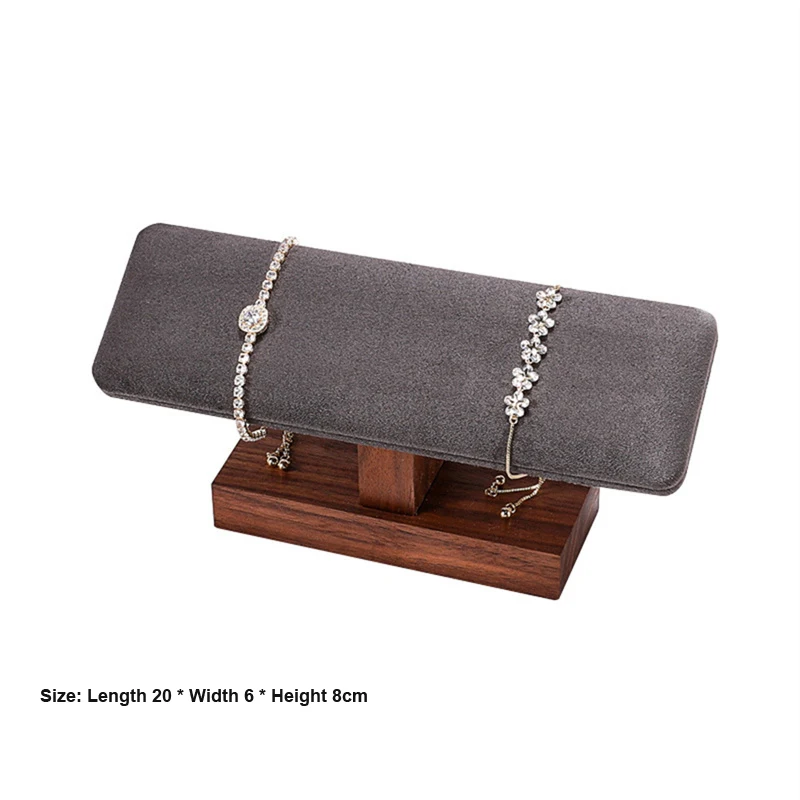 1pc Fashion Wooden Bracelet Jewelry Display Stand Necklace Bangles Watch Storage Rack Holder