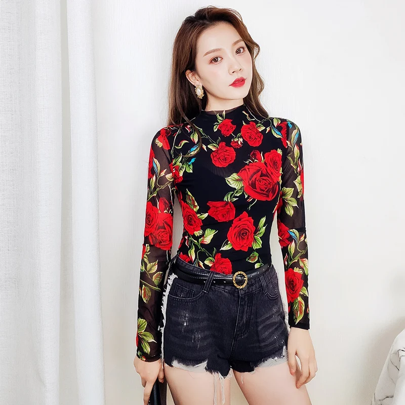 2022 New top with flower popular design top -HS001