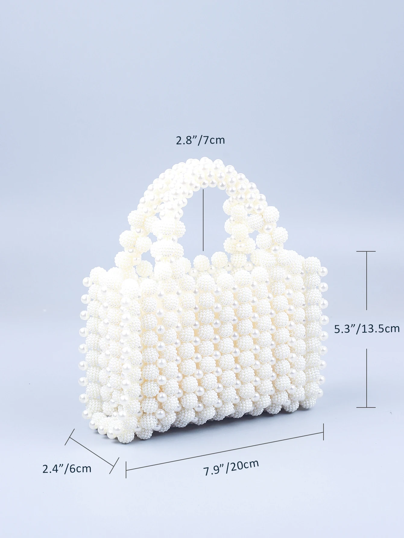 حقيبة Yangmei اللؤلؤية الكروية، بتصميم محمول باليد...