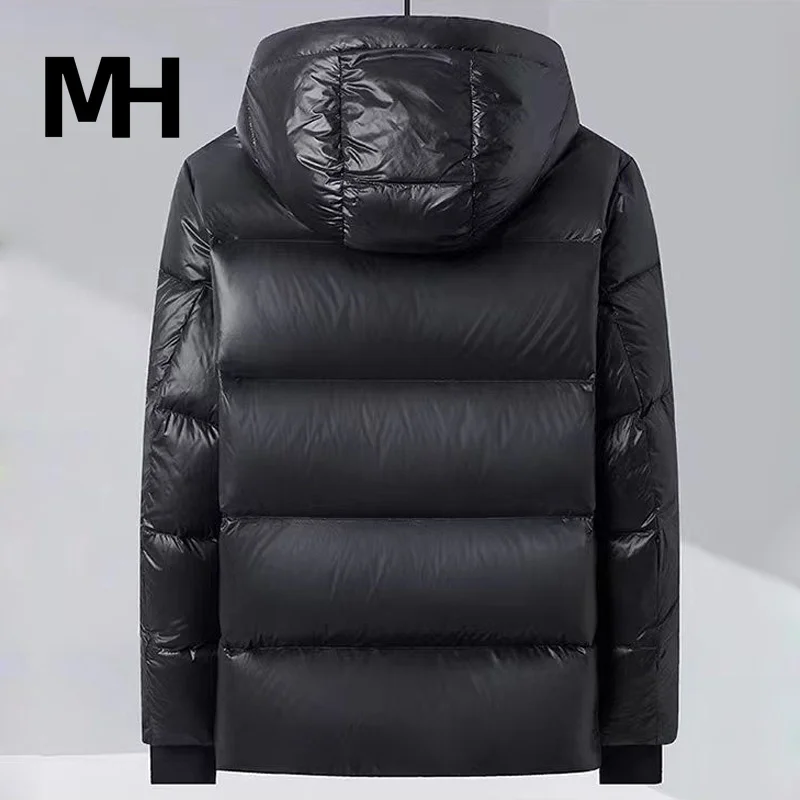 Goose Down Jacket Men Luxury Puffer Man With Hood Short Coat Women High Quality 2023 Winter New