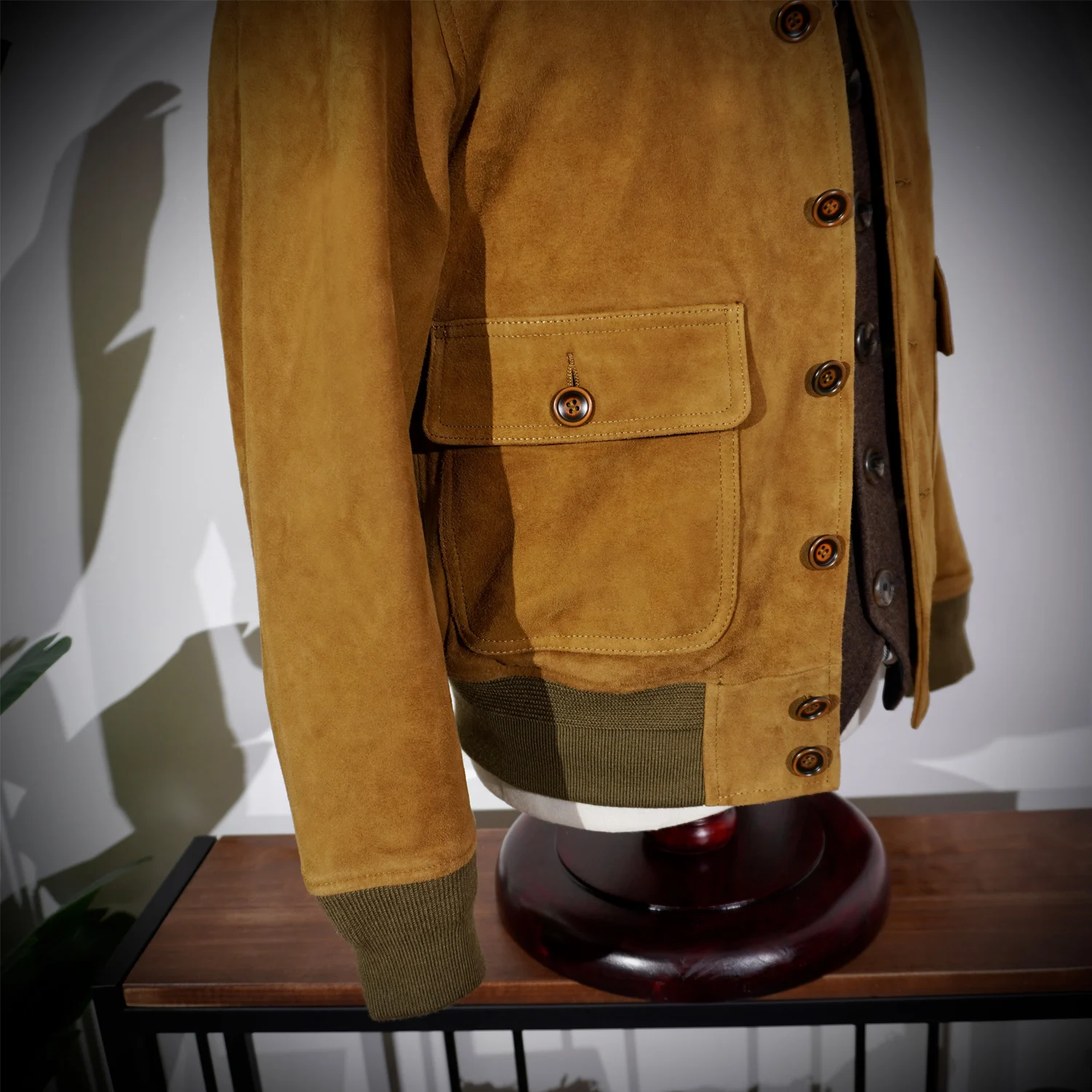 R*n様 70-'s France製 suède leather flight R*n様 70-'s France製 suède leather flight R*n様