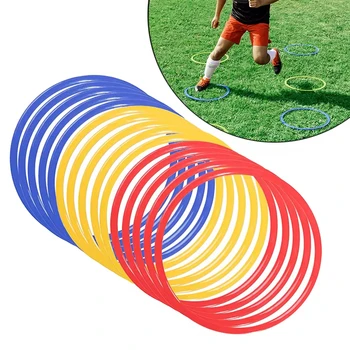 5 pezzi durevoli anelli di allenamento per agilità calcio portatile velocità agilità anelli di allenamento sport futbol attrezzature per l'allenamento