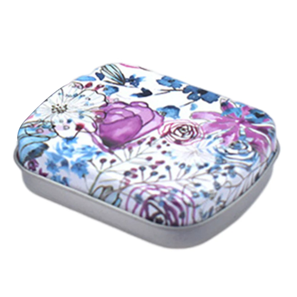  Portable Mini Tin Box,12-Well Empty Watercolor Palette