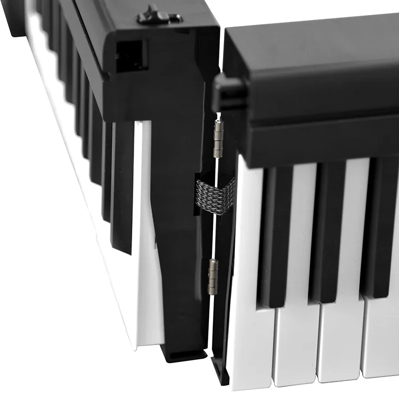 Folding Piano Professional Electronic Organ Bluetooth MIDI Controller 61 Keys Portable Piano Adult Musical Keyboard Beginners