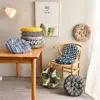 Thicken Dining Chair Cushion Warm 10styles 40*40cm Student Seat Cushion Non-slip Round Cushion Student Office Canteen 1