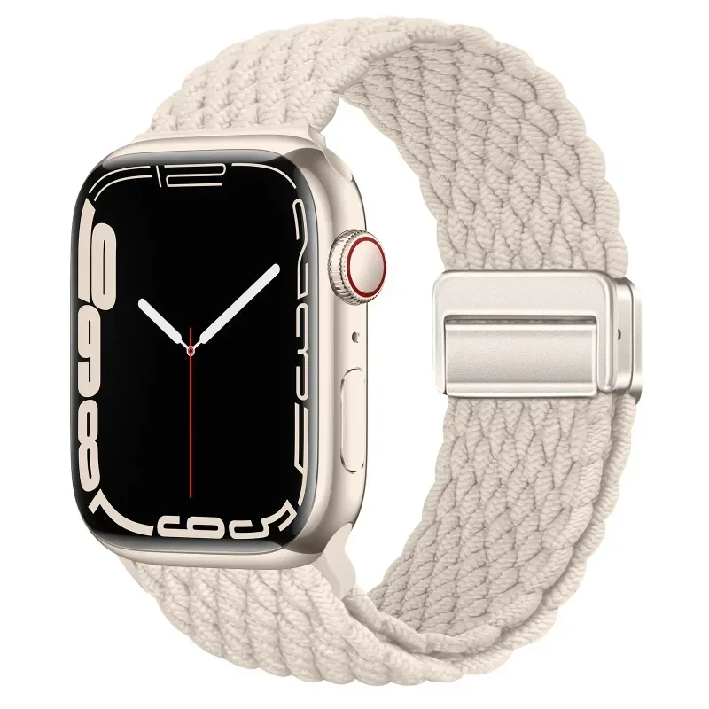 Nylon Braided Loop Strap with Magnetic Buckle