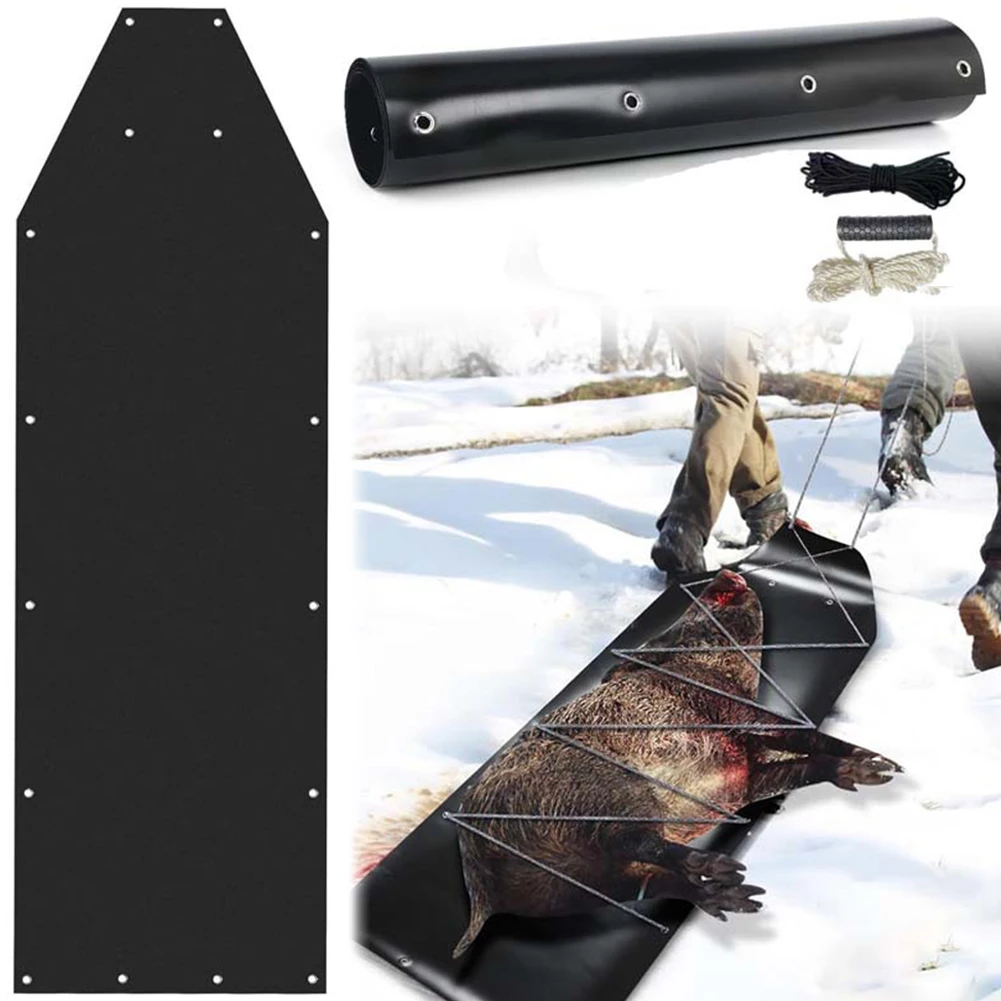 Deer Drag Sled Deer Cart Game Hauler with Rope Multi-Purpose Utility Sled Game Hauler Perfect Hunting Gift for Men