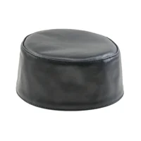 Men's Muslim Prayer Hat Cap Genuine Sheep Leather Men Prayer Hat Saudi Arabia India Bonnet Musulman Islamic Clothing Accessories