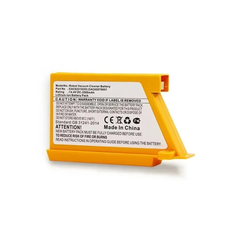 2500mAh EAC62218205 For LG Sweeping Mopping Robot Battery VR6260LVM VR6540LV R76CIM VR5940L VR6540VL EAC60766107 Vacuum Cleaner